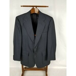 Vintage Mens American Craftsmen Size 44R Vented Blue Sports Coat Jacket
